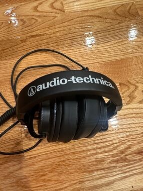 Audio Technica Black Over-Ear Headphones
